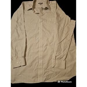 Enro Ulta Pinpoint 2XL 37-38 18 1/2 Blue Pinstripe